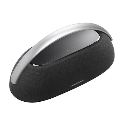 Harman Kardon Go + Play 3 Bocina Inalámbrica Bluetooth, 160W de Potencia, Reproducción 8 Horas, Micrófonos Duales - Negro