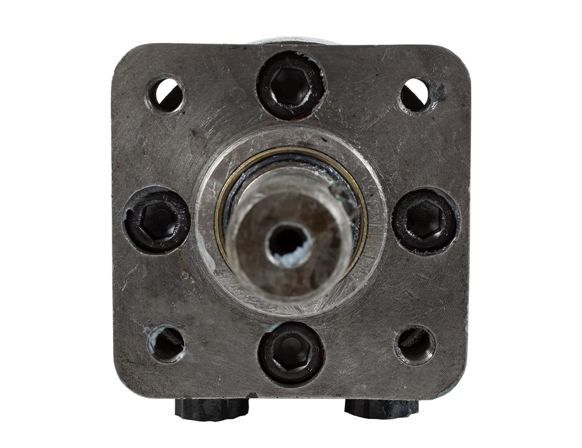 Buyers Products Motor Hidráulico de Montaje de 4 Pernos, Eje Redondo 1 in, Puerto NPT 1/2 in CM034P