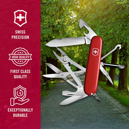 Victorinox Deluxe Tinker para 17 Usos, Rojo