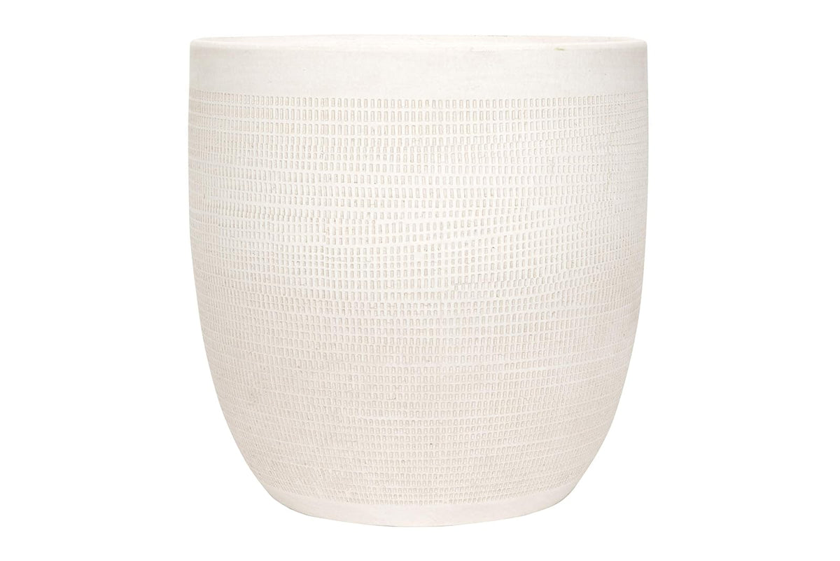 Creative Co-op - Botella de Vidrio, Color Verde, Blanco, 12 Inch Round, 1