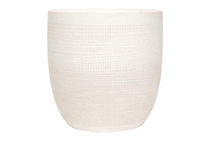 Creative Co-op - Botella de Vidrio, Color Verde, Blanco, 12 Inch Round, 1