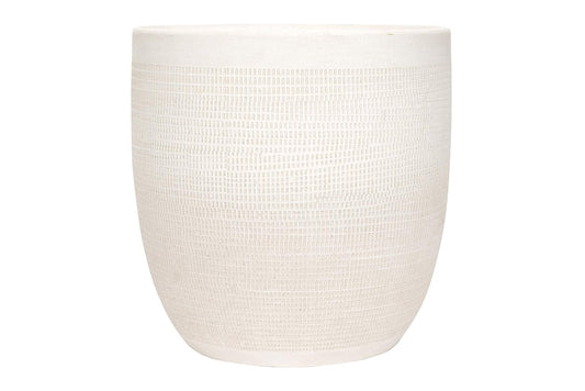 Creative Co-op - Botella de Vidrio, Color Verde, Blanco, 12 Inch Round, 1