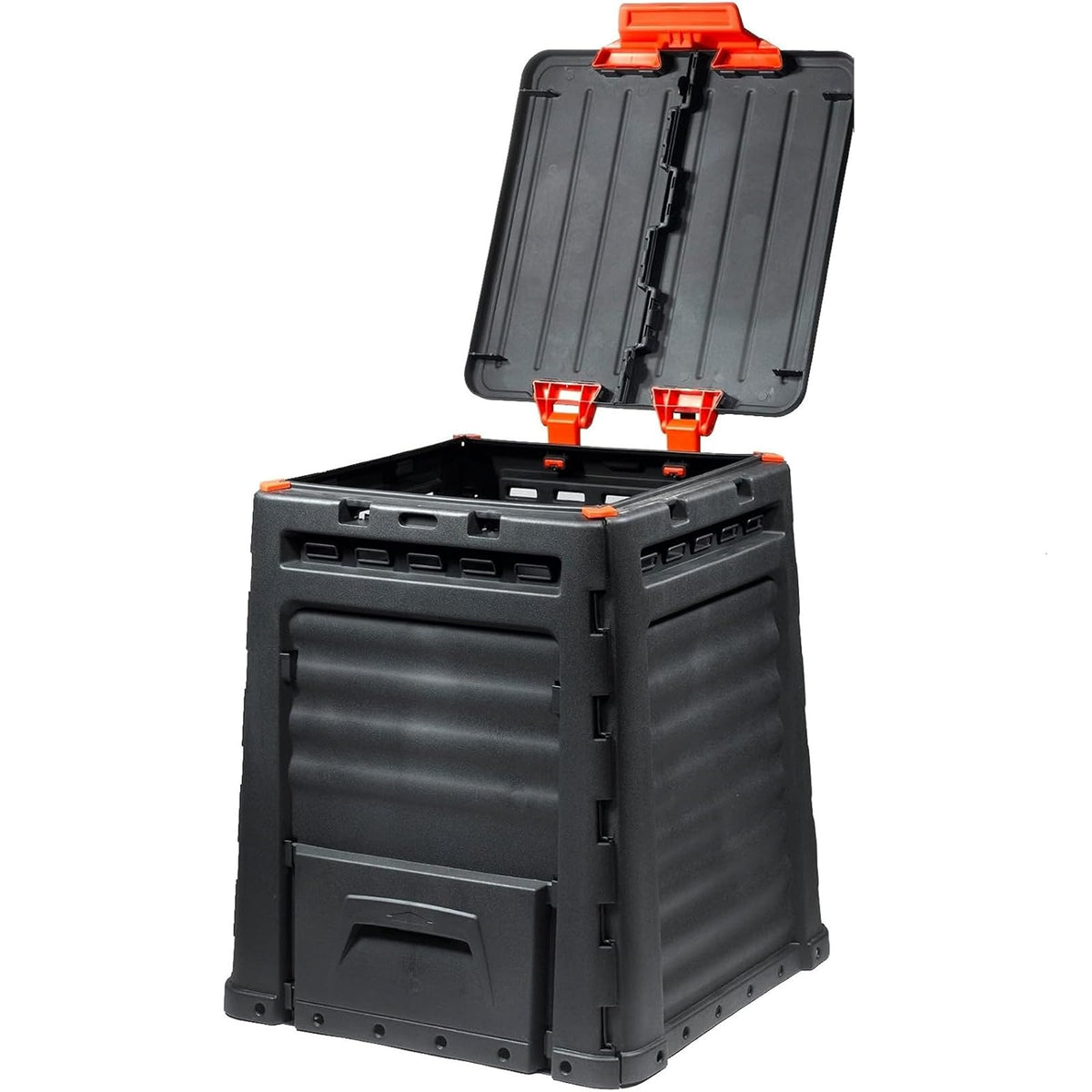 Keter Compostador Eco para Jardin y Exteriores, con Capacidad de 320 litros, Negro