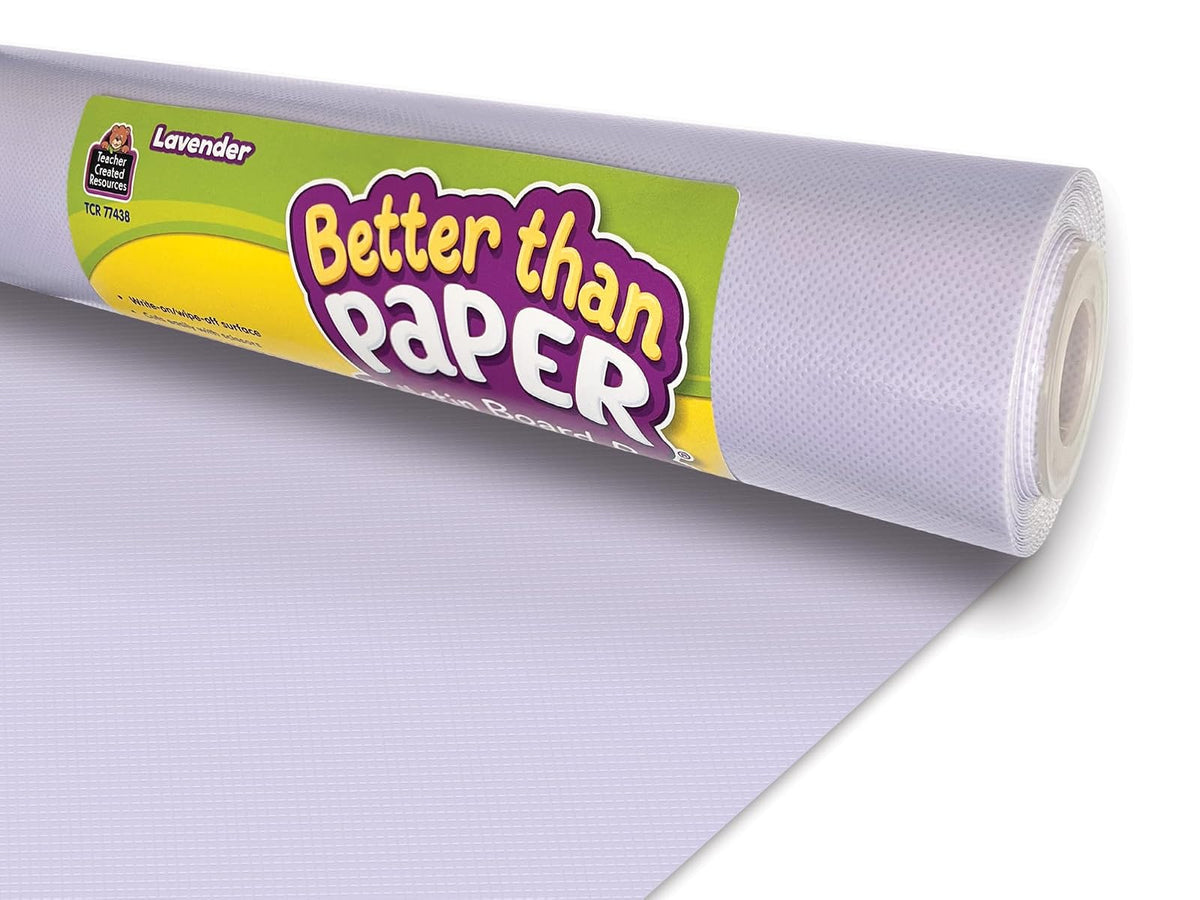 Teacher Created Resources Lavender Better Than Paper - Rollo de tablero de anuncios (TCR77438)