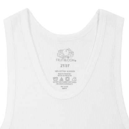 Fruit of the Loom Playera Tank de Algodón Pack de 5 para Niño