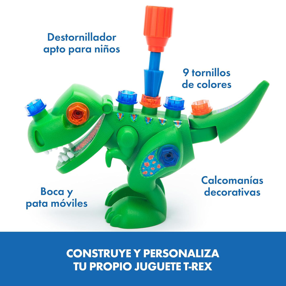 Learning Resources Educational Insights Design & Drill Tiranosaurio Rex para desarmar