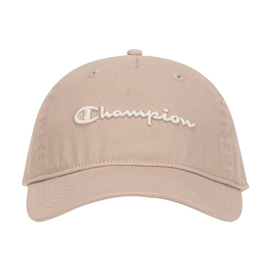 Champion Script Embroidery Washed Cotton Twill Adjustable Baseball Cap Gorra de béisbol Mujer