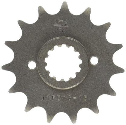 JT Sprockets JTF516.15 15T Piñón Delantero de Acero, Negro