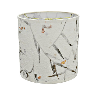 Aspen Creative 31223 - visualización de lámpara de construcción de araña con forma de tambor de transición en color blanco roto, 8 pulgadas de ancho (8 x 8 x 8 pulgadas)