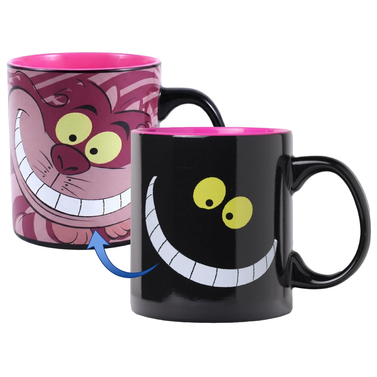 Silver Buffalo bk6534hb dc comics Batman con murciélagos Heat Reveal 567 gram taza de cerámica, Alice In Wonderland, 591.47 mililitros, 1