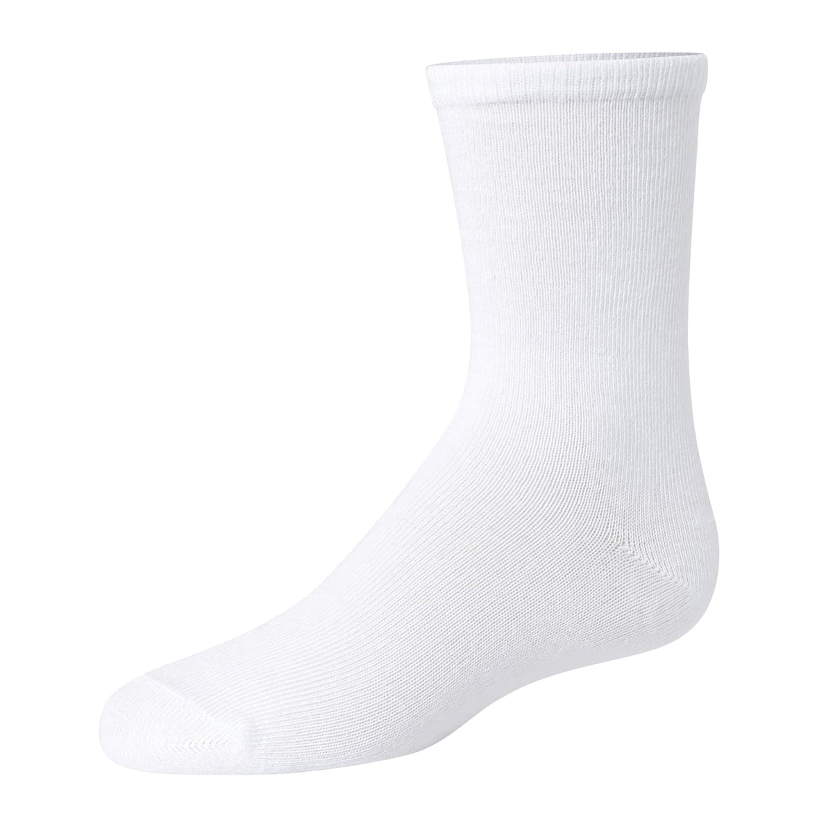 Hanes Uniform Crew Socks, Plain White Crew Socks, Knit Crew Socks for Girls, 10-pairs Calcetines Niñas