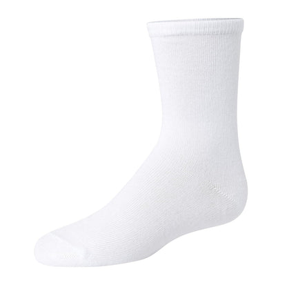 Hanes Uniform Crew Socks, Plain White Crew Socks, Knit Crew Socks for Girls, 10-pairs Calcetines Niñas