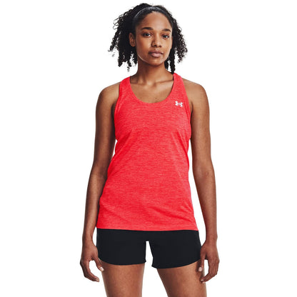 Under Armour Tech Twist tank para entrenar - (628) Beta - Granada - Plata Metálica - XS