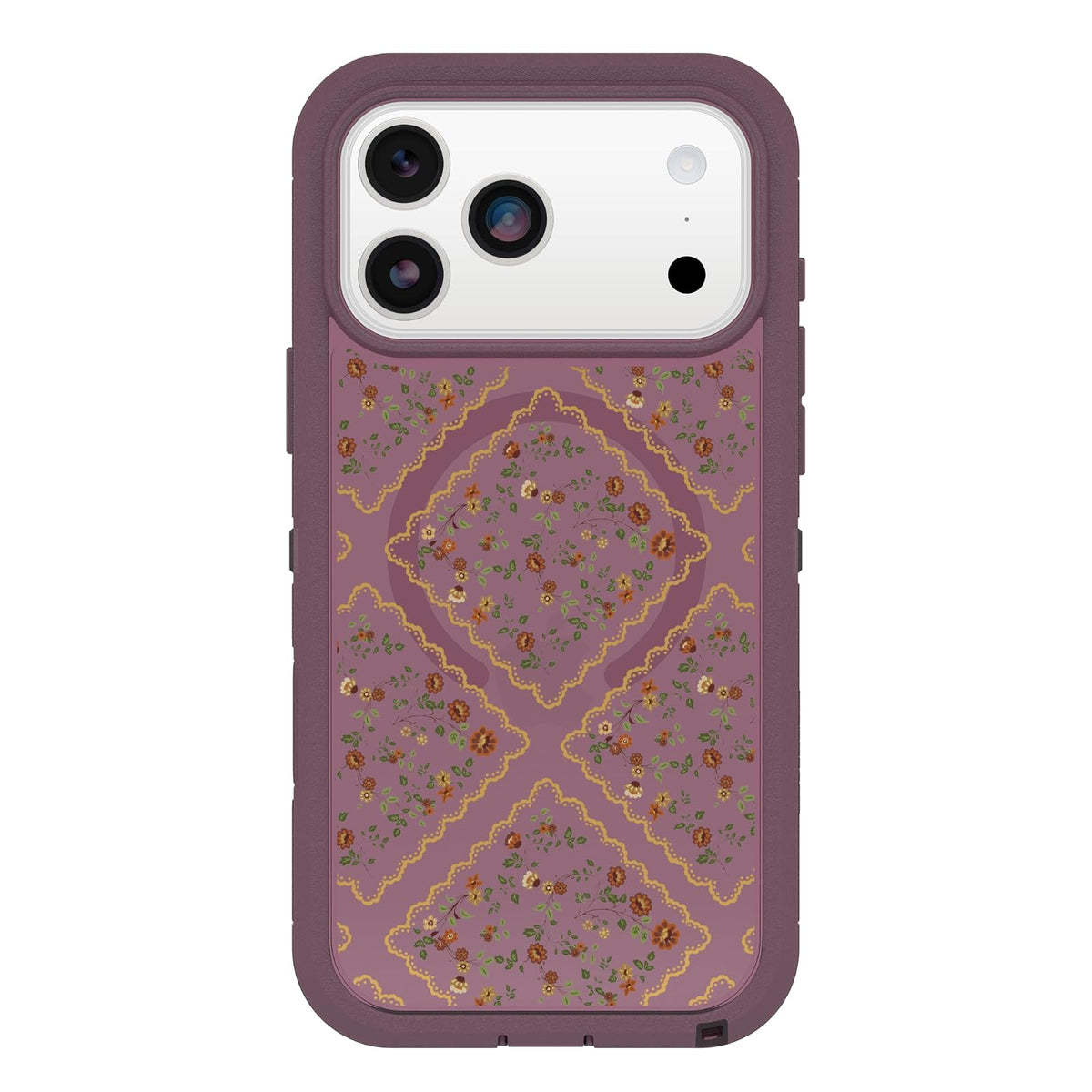 OtterBox Funda Transparente Defender Series Pro XT para iPhone 17 Pro y Pro Max - iPhone 17 Pro Max - Púrpura