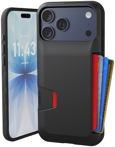 Smartish Wallet Slayer Vol. 1 Funda Tipo Portafolios para iPhone 2025 Pro MAX