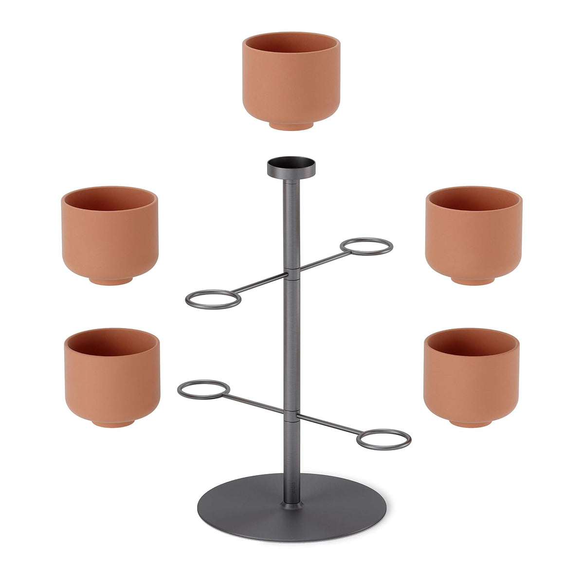 Umbra Terrapotta Macetero con Soporte