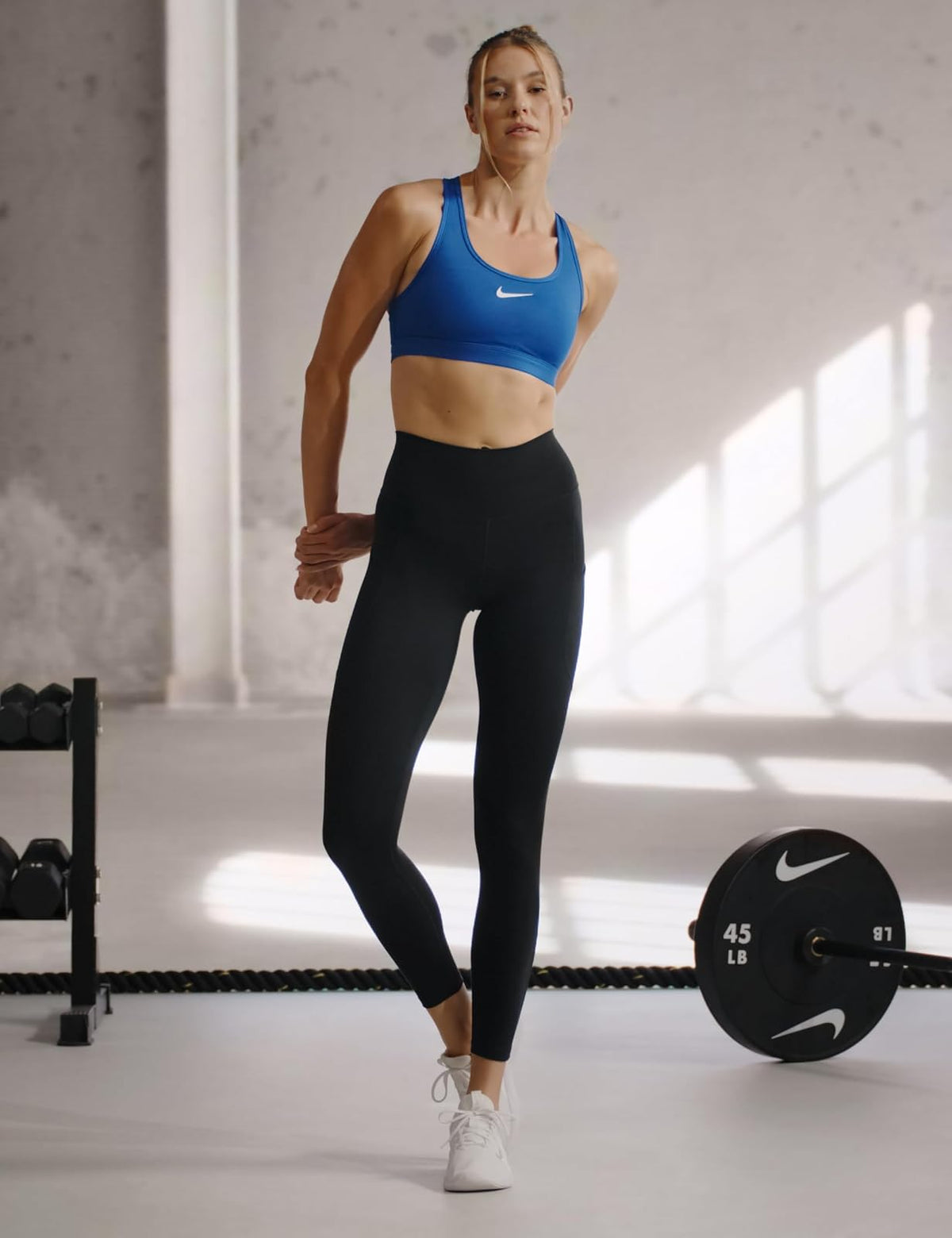 Nike Swoosh Medium Support Sport-BH mit Polster für Damen, DX6821