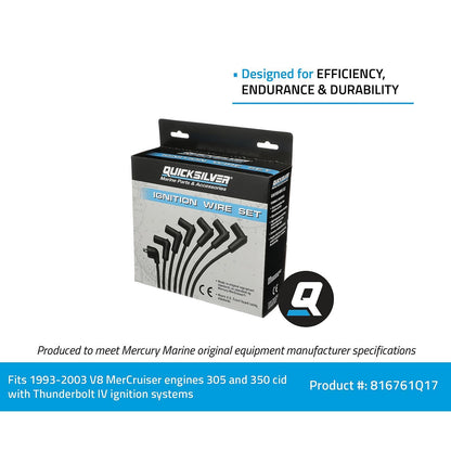 Quicksilver 816761Q17 Kit de cables de bujía