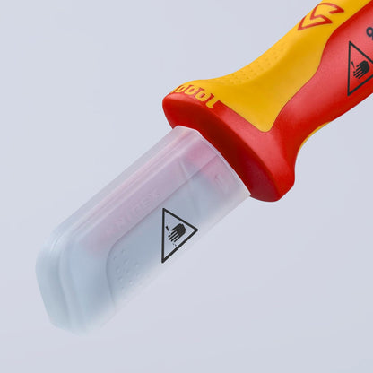 KNIPEX - Cuchillo de cable aislado de 1000 V