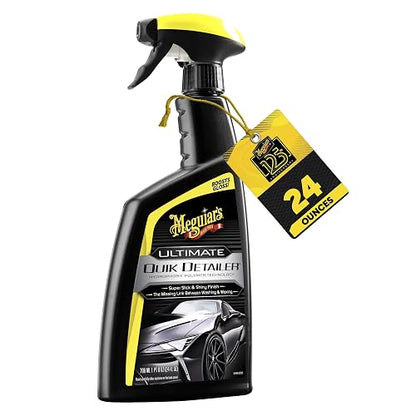 Meguiar's Ultimate Quik Detailer en Spray para Automóvil, Negro, 24 oz, G201024