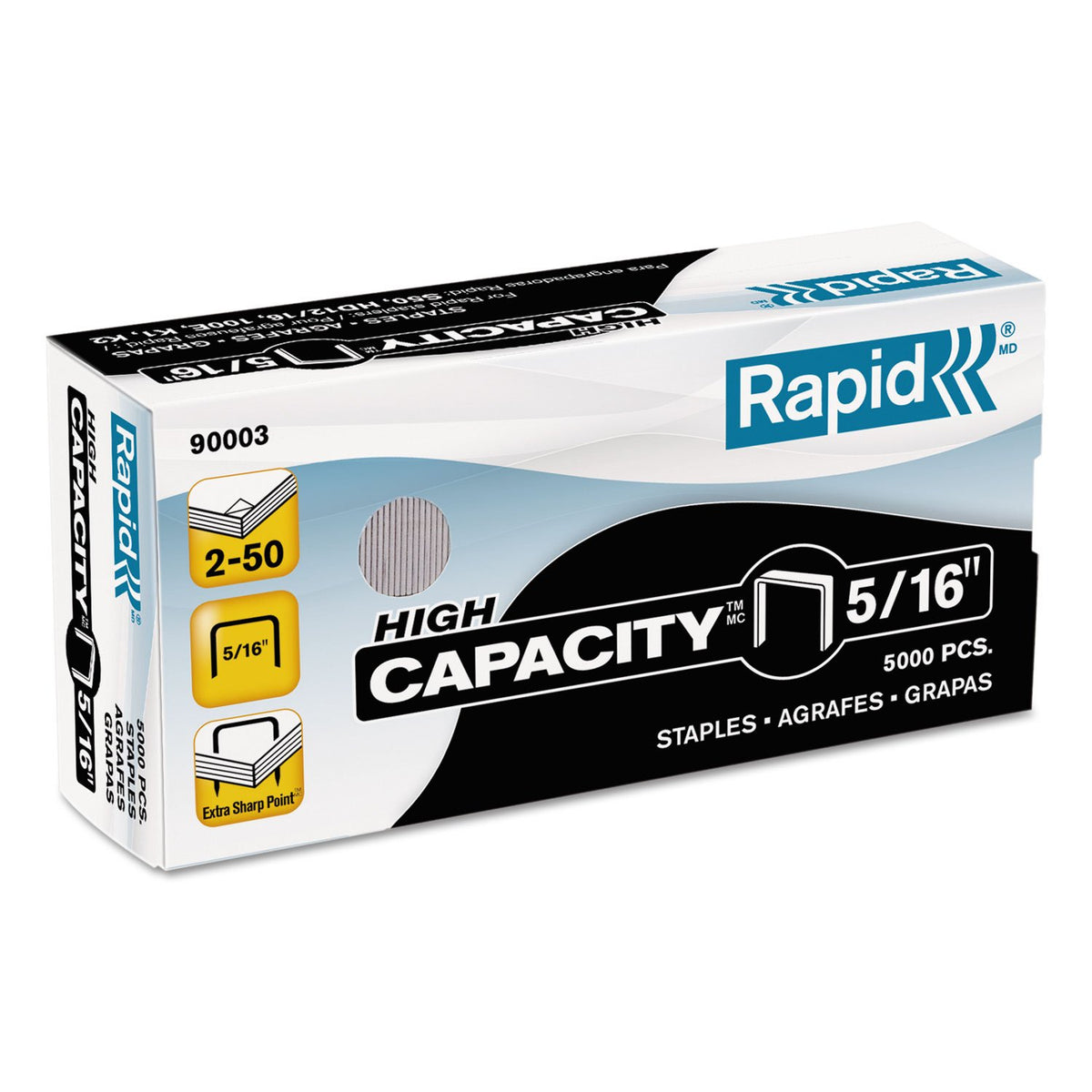 Rapid 90003 5/16-Inch Staples for K1 Pliers, 5,000 per Box