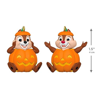 Hallmark - Adorno de Recuerdo de Halloween 2026, Disney Chip and Dale Double Trouble, Juego de 2, Decoraciones de Halloween