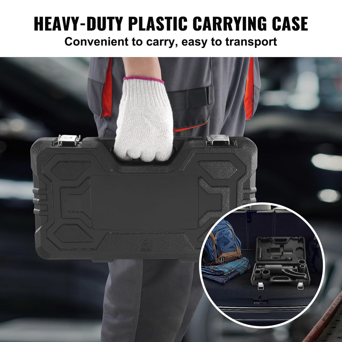 VEVOR Llave Multiplicadora de Par 25,4 mm Relación 1:58 Multiplicador de Fuerza con 4 Vasos Caja Multiplicadora de Par de Acero de Aleación para Quitar Tuercas de Rueda Automóvil Taller Garaje