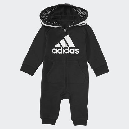 adidas Long Sleeve Zip Front Adidas Hooded Coveralls Durmientes para bebés y niños pequeños bebés niños