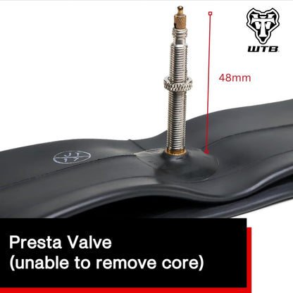 'WTB Presta Mountain Bike Inner Tube, Available in 26'', 27.5'' & 29'' Diameter with 33mm or 48mm Valve, Bicycle Inner Tube, Durable and Lightweight'