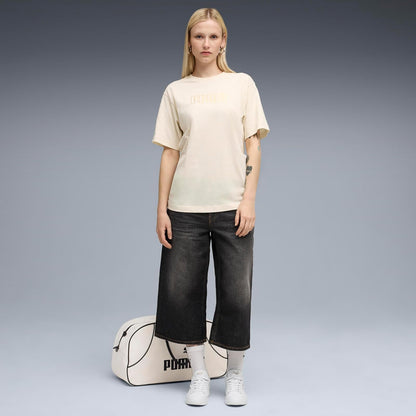 PUMA Maximal Metallic Relaxed tee Playera Mujer