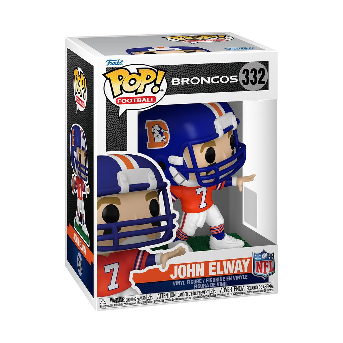 Funko Pop! NFL Legends Troy Polamalu Steelers Figura de Vinilo - Multicolor - 9.5 cm