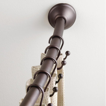 InterDesign Set of 12 Shower Hooks, Ball, Bronze