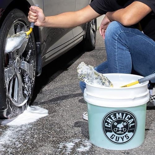 Chemical Guys Rimpaca Ultimate Wheel Brush Juego de 3 Piezas, Seguro para Automóviles, Camiones, todoterrenos, caravanas, Motocicletas y más