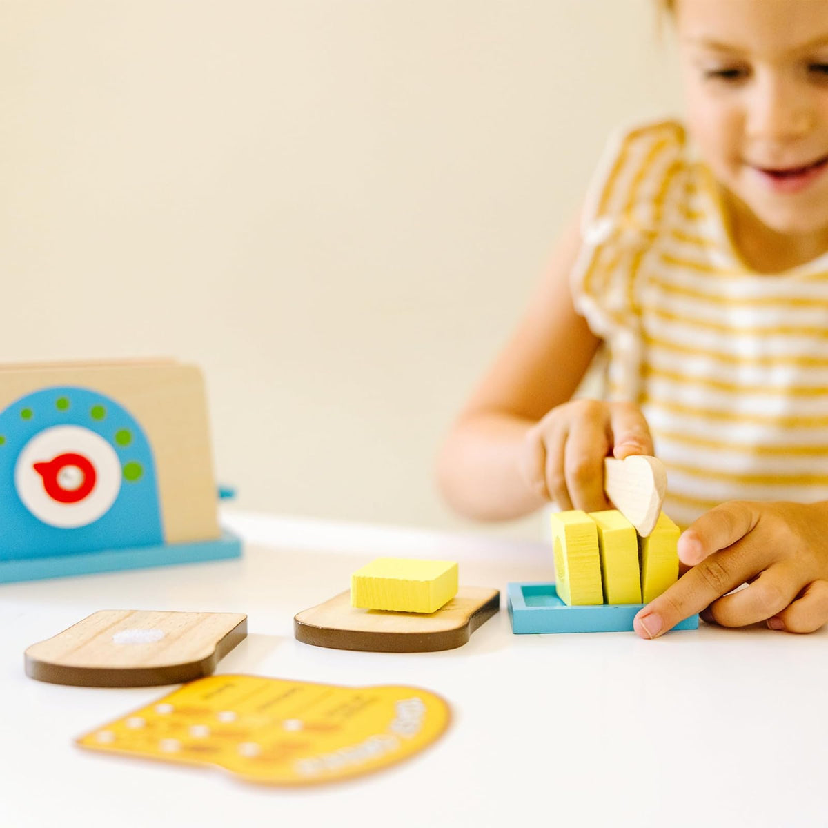 Melissa & Doug Juego de Tostador de Pan y Mantequilla