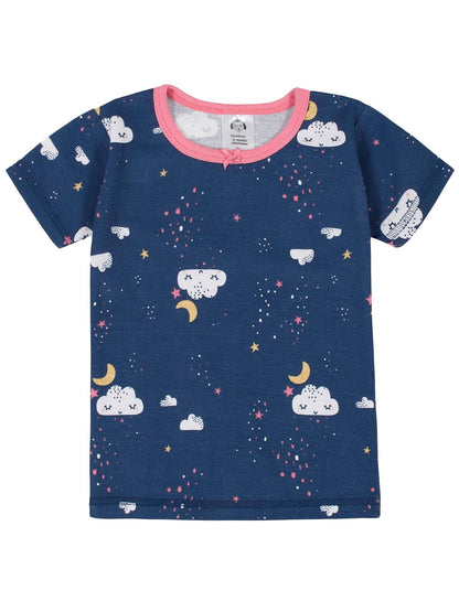 Gerber Conjunto de Pijama de 4 Piezas para bebés y niñas, Rosado