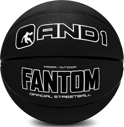 AND1 Fantom Balón de Baloncesto Oficial No. 7 - Baloncesto - Black