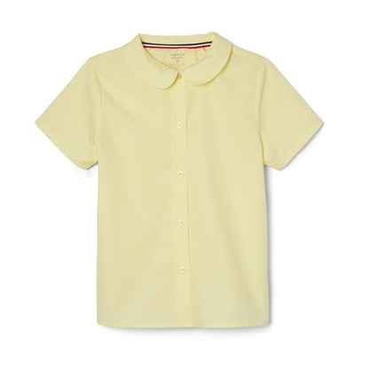 French Toast blusa de manga corta con cuello Peter Pan - Yellow - 12