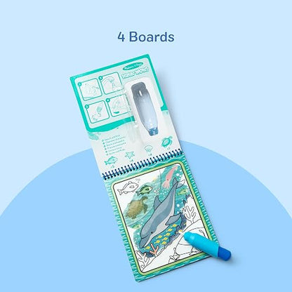 Melissa & Doug Bloc Revelador Para Colorear Con Agua - Mundo Submarino