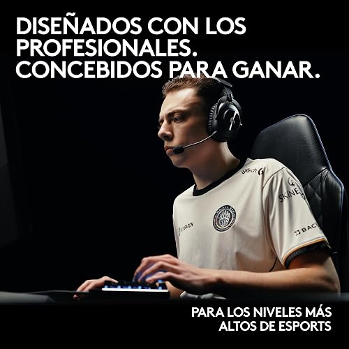 Logitech G Pro X 2 Lightspeed Audífonos Inalámbricos Gaming | Mic. Desmontable, Drivers de 50 mm, Bluetooth, Cable 3.5 mm, DTS Headphone:X 2.0, 50 Horas de Batería