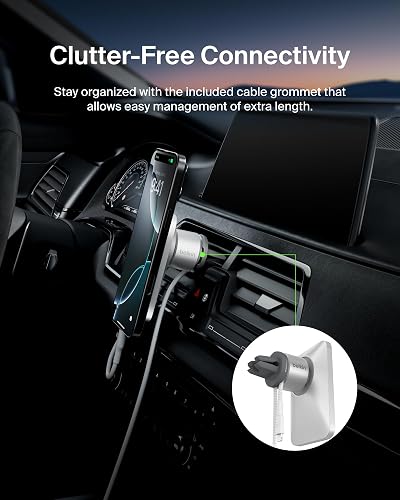 Belkin WIC002btGR Montaje de Ventilación de Automóvil Pro MagSafe, Negro