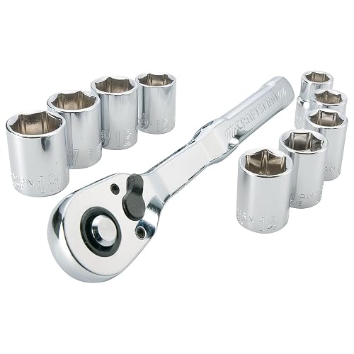 CRAFTSMAN - Juego de herramientas mecánicas, métrico, unidad de 3/8 pulgadas, 10 piezas (CMMT34564)