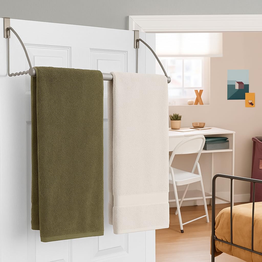 Holdn Colgador de Almacenamiento Sobre Puerta | Gris, paquete de 1, ropa, toallas, ampliable