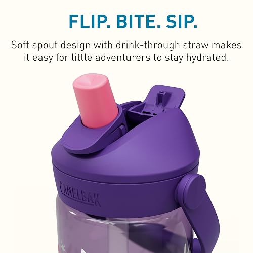 CAMELBAK BOTELLA THRIVE FLIP STRAW KIDS 400ml UNICORN PARTY