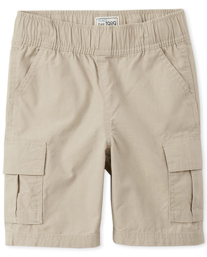 The Children's Place Pantalones Cortos Tipo Cargo para niños - 5 Slim - Sandwash Single