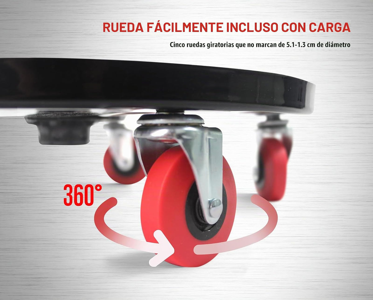 MaxWorks 80771 - Asiento de Rodillo neumático con Altura Ajustable, Capacidad de 300 Libras