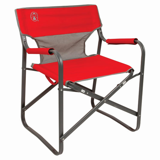Coleman Outpost Breeze, Roja, Silla Plegable De Patio