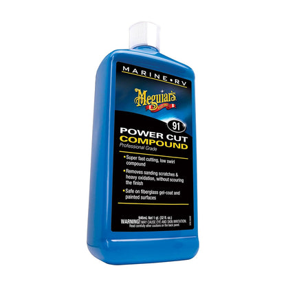 Meguiar's Compuesto de Corte Eléctrico Marino/RV M9132, 32 oz