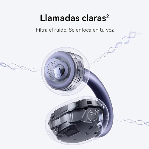 HUAWEI FreeClip 2 S Audífonos Azul | Tecnología adaptativa de ajuste abierto, Llamadas claras, Audio espacial sin límites, IP57, iOS&Android