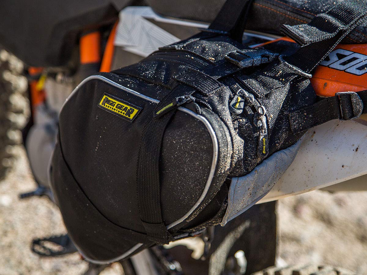 Nelson-Rigg RG-020 Alforjas Deportivas Duales para Motos Sport Enduro KTM, Honda, Yamaha, Suzuki, Negro, 15 L