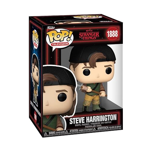 Funko Pop! TV: Netflix Stranger Things - Steve Harrington | Mercancía Oficial - Figura de Vinilo Coleccionable para Decoración - Regalo de Cumpleaños para Fans